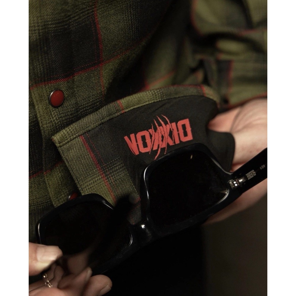 Dixxon‎ Flannel Co Elm St 2.0 Mens 2X XXL Olive Green Black Plaid Snap Shirt NEW - Picture 5 of 6